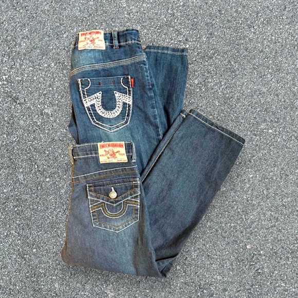 2 Youth Dark wash true religion jeans - Picture 1 of 9